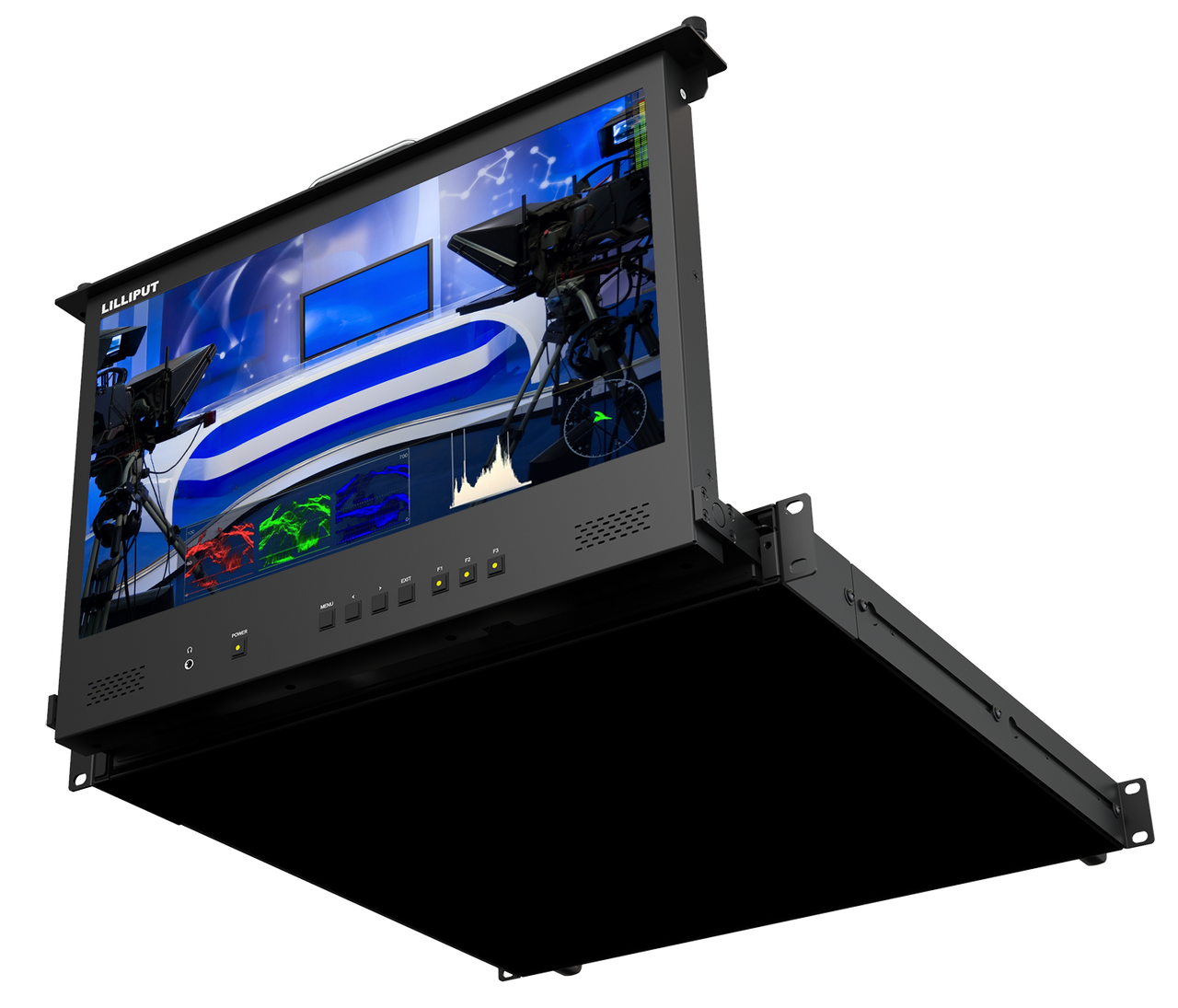 RM-1731 17.3 inch Pull-out 1RU rackmount HDMI monitor
