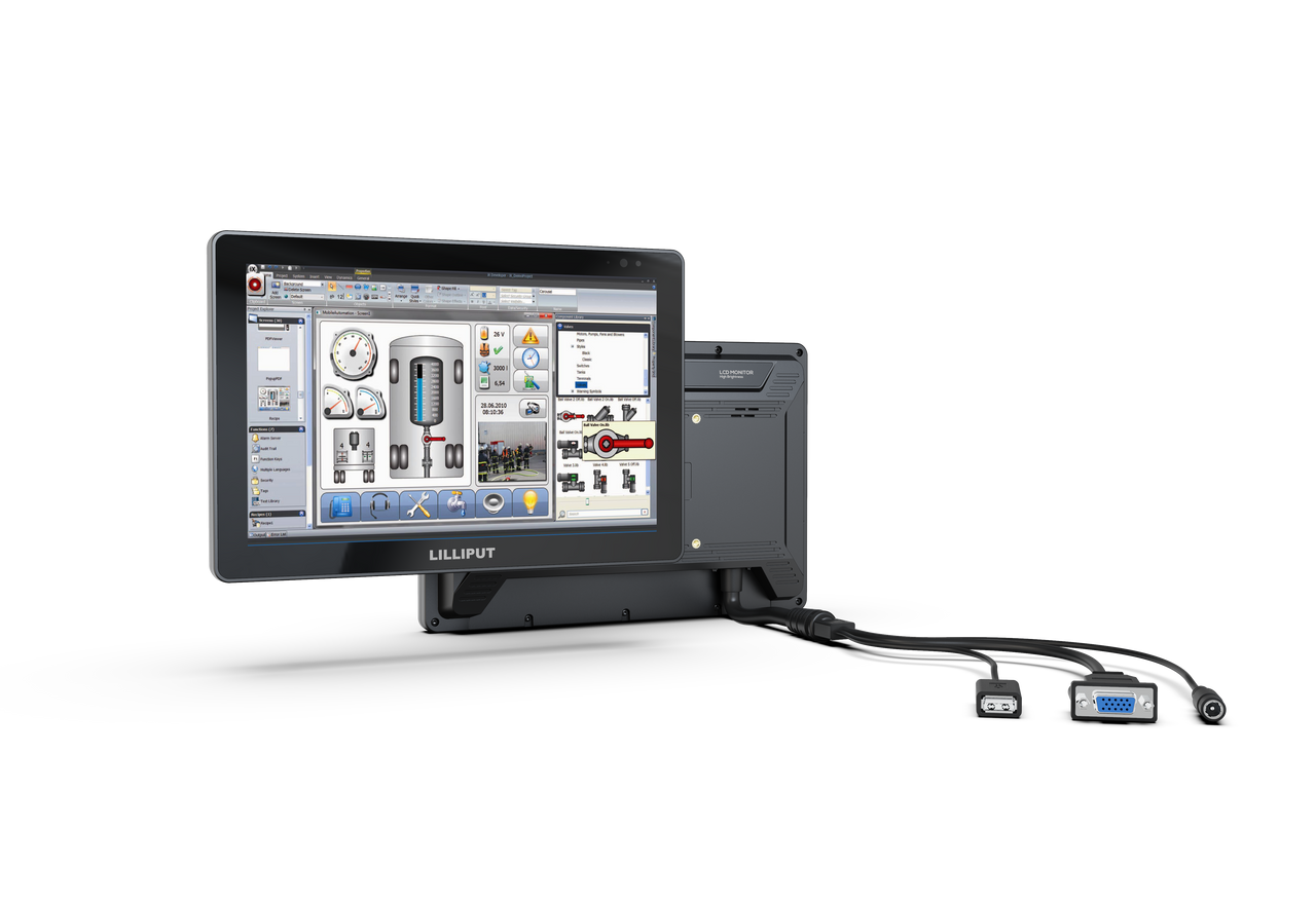 FA1019/C 10.1" 1500 Nits High Brightness Industrial grade HDMI / VGA Monitor