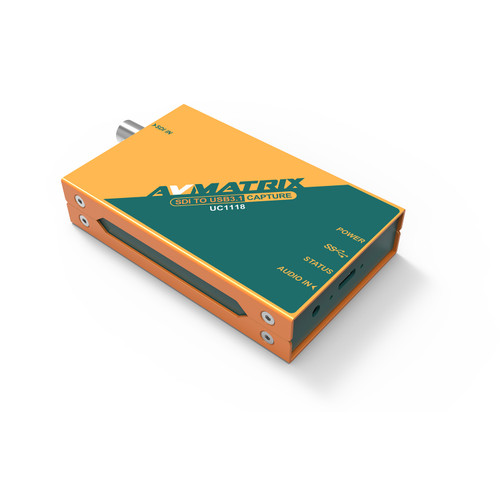 Avmatrix UC1118 SDI to USB3.1 TYPE-C Uncompressed Video Capture