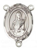 St. Lucy - .75" Oval - Sterling Silver Centerpiece