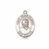 St. Peter Claver - .50" Oval - Sterling Silver Side Medal