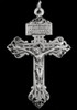 Small Sterling Silver Pardon Crucifix - Front