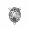 Our Lady of Good Help - .75" Oval - Pewter Centerpiece