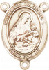 Our Lady of Grapes- .75" Oval - Gold Filled Centerpiece