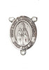Our Lady of Rosa Mystica - .75" Oval - Sterling Silver Centerpiece
