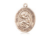 Our Lady of the Precious Blood - .50" Oval - Gold Filled Side Medal 