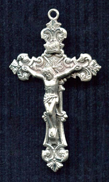 Filled Filigree Crucifix - 1.75 