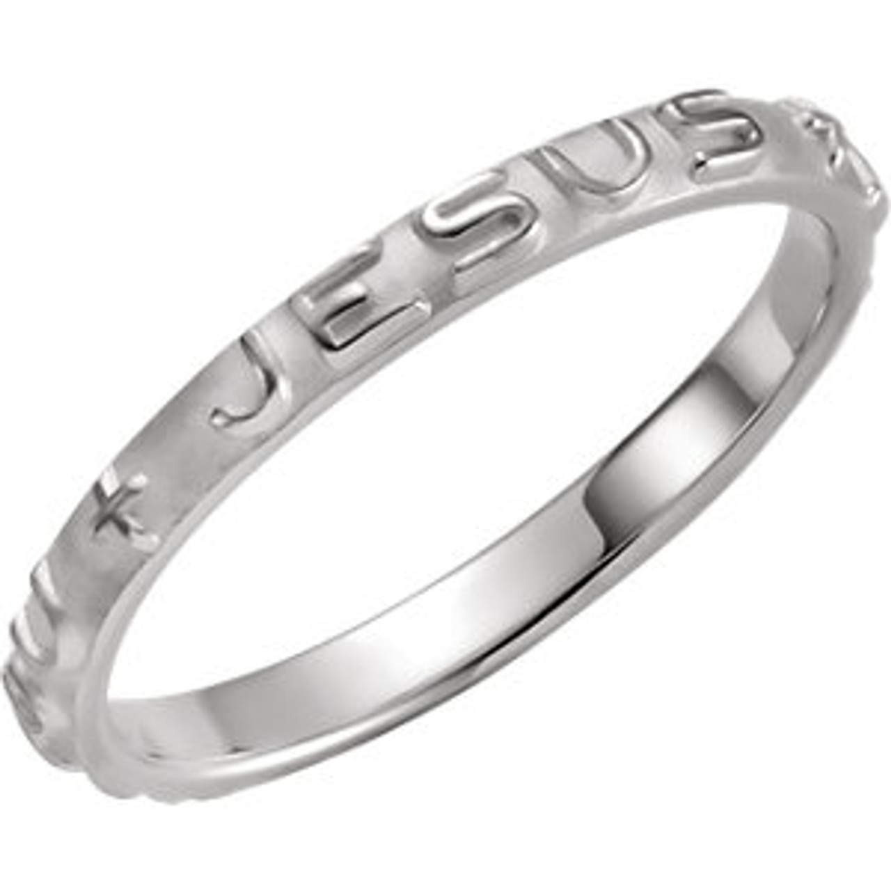 jesus ring sterling silver