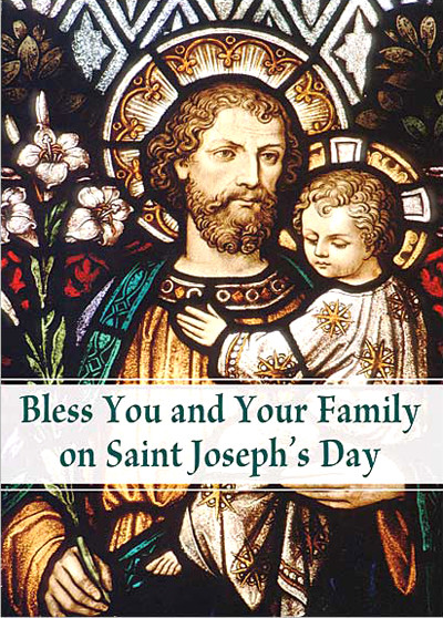 Sisters of Carmel St. Joseph�s Day Greeting Card