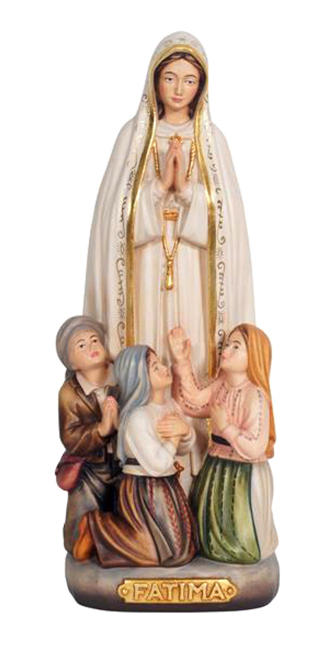 Sisters of Carmel: Our Lady of Fatima Statue with Children