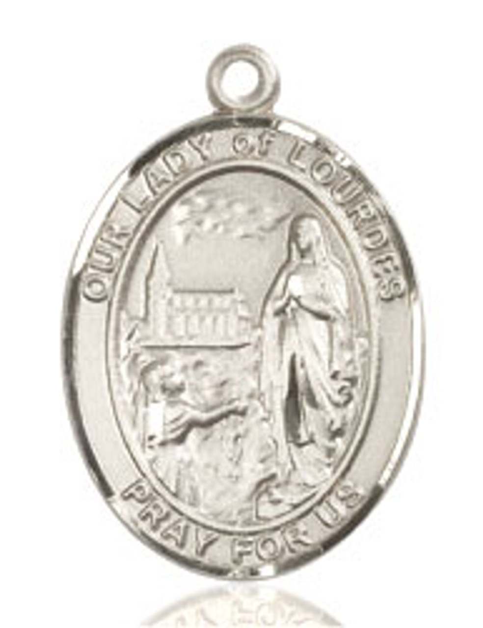 Sisters of Carmel: French Miraculous Medal - Nickel Silver