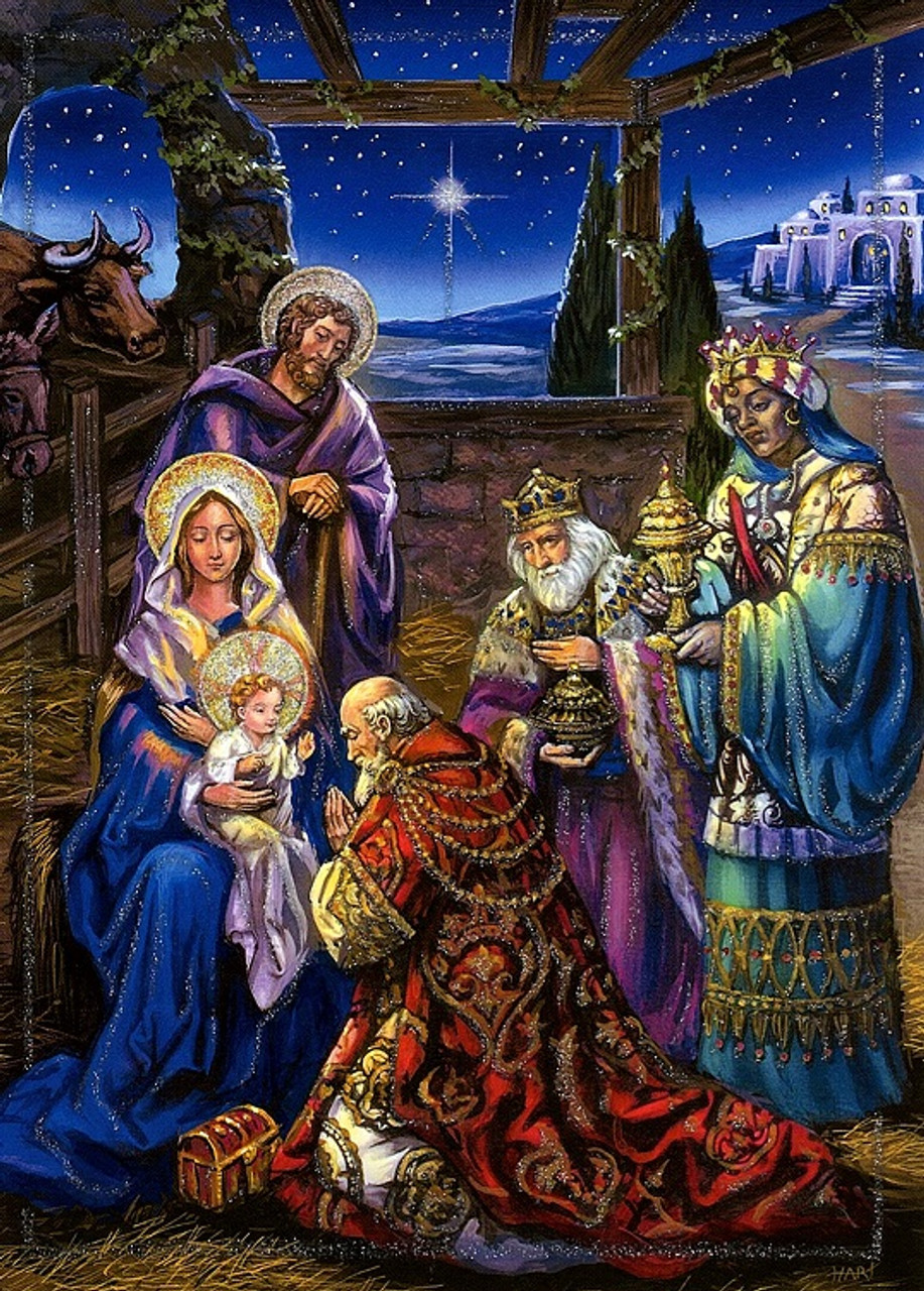 three kings christmas card tradition