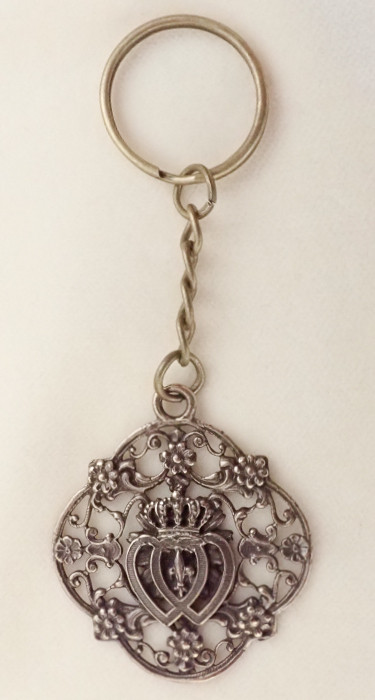 Sacred Key Chain Vintage Sacred and Immaculate Heart Key Chain