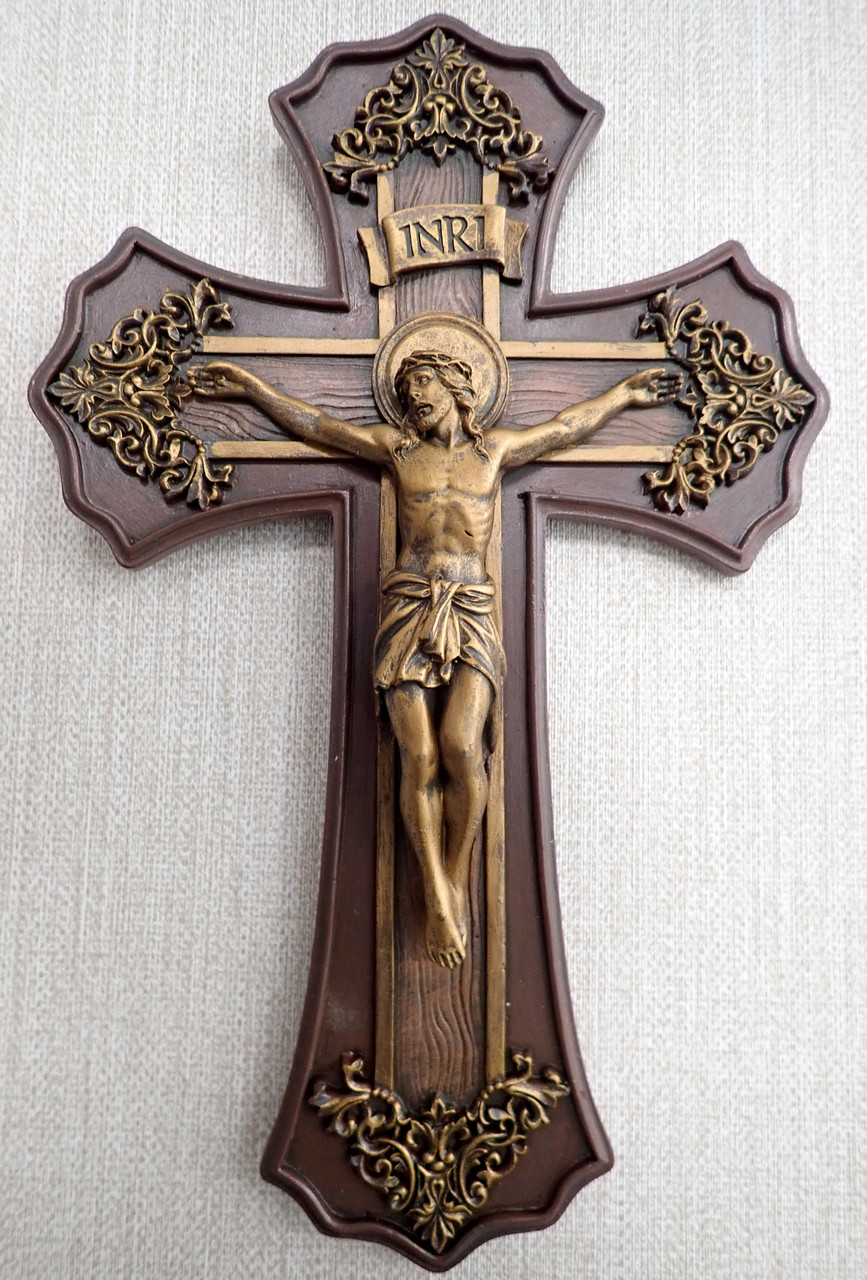 Sisters of Carmel: Victorian Style Wall Crucifix