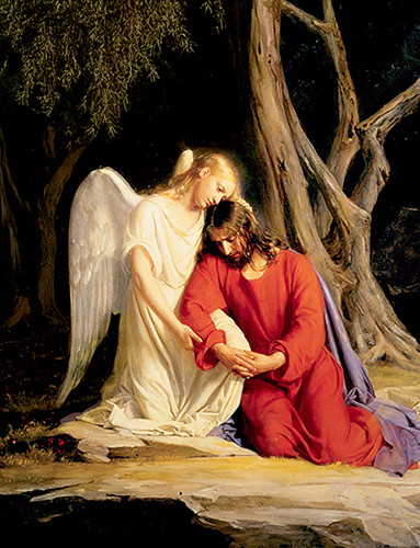 Ceramic Agony in the Garden Print by Carl Heinrich Bloch