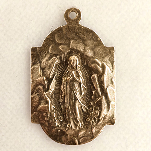 Sisters of Carmel: Vintage Our Lady of Lourdes Grotto Medal