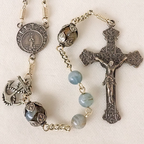Vintage style Our Lady Star of the Sea Rosary