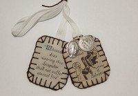 Brown Scapular of Our Lady of Mount Carmel with medals