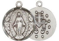 5/8" Round Miraculous Medal