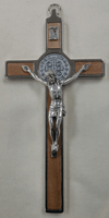6.25" light wood crucifix