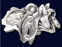 Inside of the Lilly Locket, Miraculous Medal and St. Therese