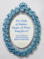 Our Lady of Fatima relic badge