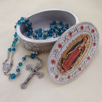 Our Lady of Guadalupe Rosary Box
