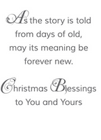 Inside message for Joy to the World Card