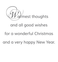 Inside message for Christmas Blessings - Drummer Boy Card