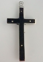 Back of ebony nickel silver crucifix