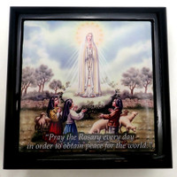 Our Lady of Fatima Rosary Box