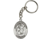 St. John the Baptist Key Chain with silver finish