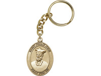 St. Philip Neri Key Chain with gold finish