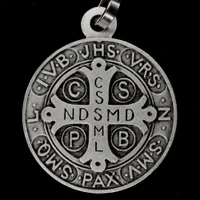 Nickel silver St. Benedict Medal