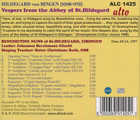 Hildegard von Bingen: Vespers from her Abbey