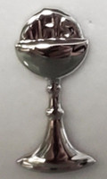 Chalice and Host Lapel Pin detail