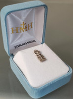 Ornate Chalice and Host Lapel Pin