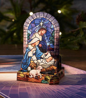 Holy Family Pop Up Cards - Inside