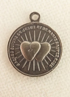 Back of Medal with Sacred Hearts