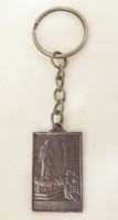 Vintage Sacred Heart Our Lady of Lourdes Key Chain