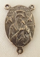 Vintage Sacred Heart/Our Lady Of Perpetual Help Double Sided Centerpiece