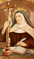 St. Teresa of Jesus Holy Card Front