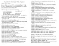 Litany to the Holy Face