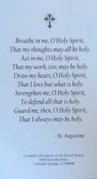 St. Raphael Holy Card - Front