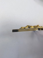Handcrafted Two-Tone Ebony Wood Inlaid St. Benedict Crucifix - DISCOUNTED