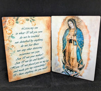 Our Lady of Guadalupe Folding prayer Easel
