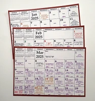 2027 Traditional Mini Liturgical Calendar
