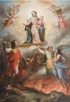 Guardian Angel / Happy Death Holy Card