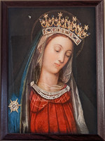 Our Lady of the Bowed Head Plaque 6" x 8" - DISCOUNTED