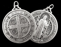 Saint Benedict Medal with Crystals